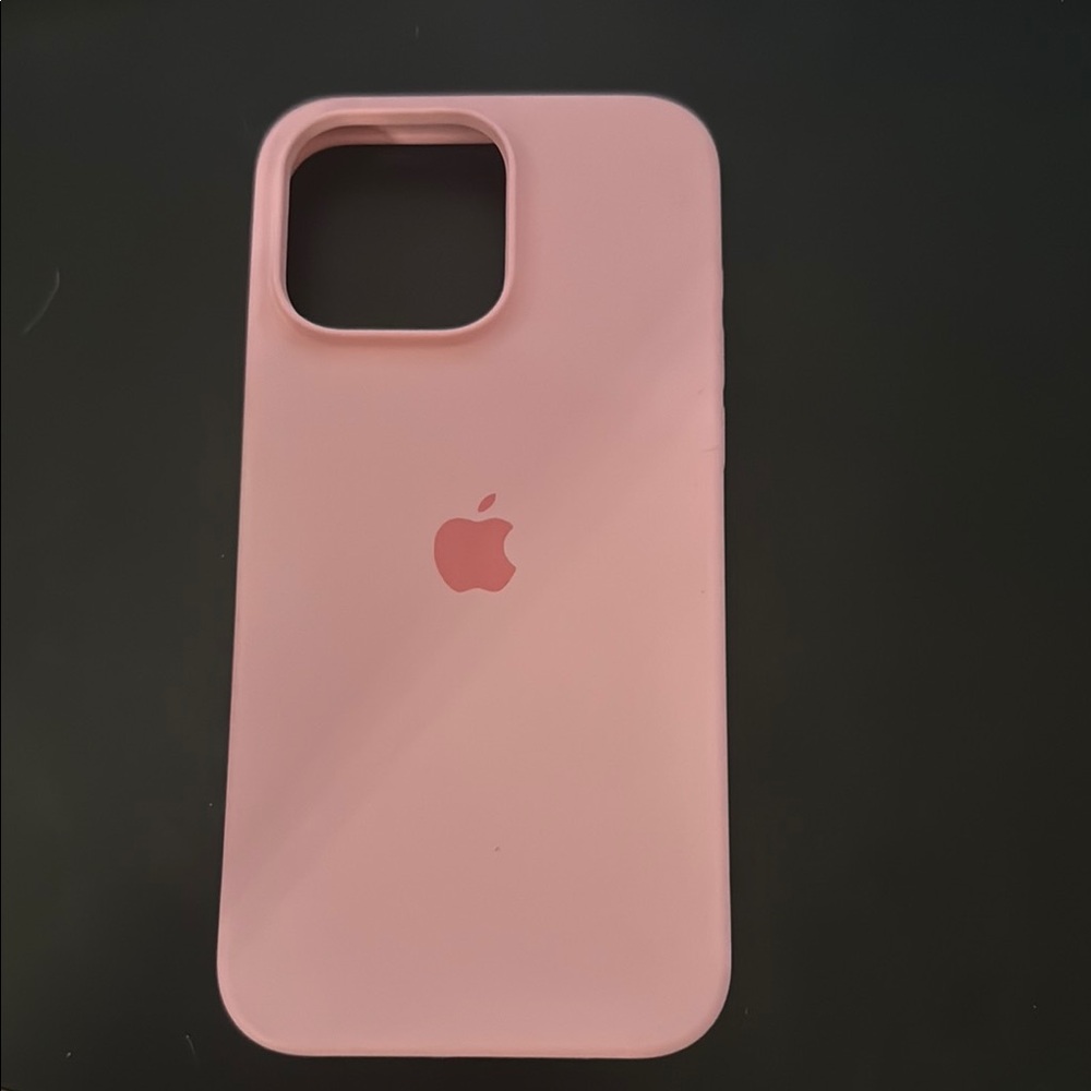 Apple Pink Silicone iPhone Case